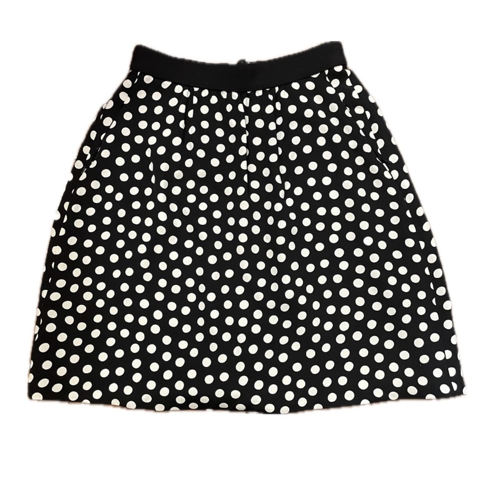 Akris Punto Silk Polka Dot Skirt